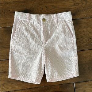 Jamie and Jack Pink Seersucker Shorts size 8.